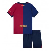 Barcelona Hemmadräkt Barn 2024-25 Kortärmad (+ Korta byxor)